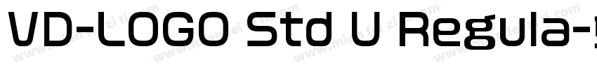 VD-LOGO Std U Regula字体转换